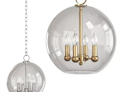 JUPITER MINI CHANDELIER Low-poly 3D model