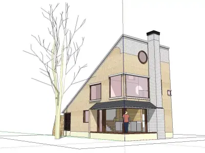 Creative Design-Holiday Cabin-056 3D model