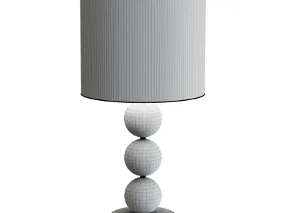 TABLE LAMP WHITE PLAFOND 3D model