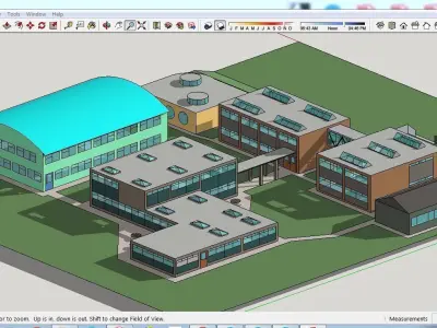 Pack SKP SCHOOL C1-C10 3D model