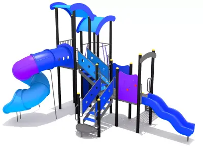Playground- Blue Playset 3D model