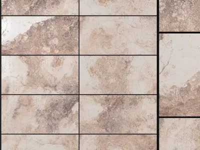 Yurtbay Seramik Bizantino Rustic 300x600 Set 1 3D model