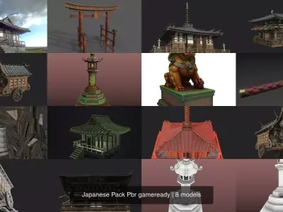 Japanese Pack Pbr gameready
