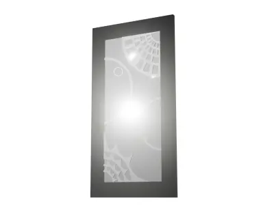 Door Security Screen 2 Suns 3D model