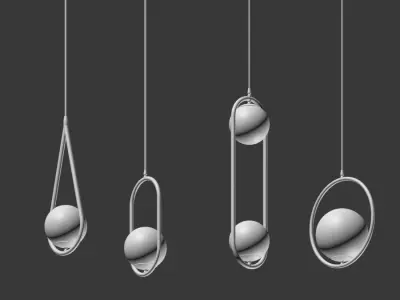 Pendant Light Collection   3D model