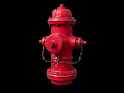 Fire hydrant 3d model Free low-poly 3D model