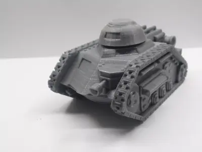 sci-fi tank  3D print model