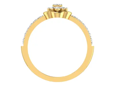 Women Ring  Render 3dm STL OBJ FBX Details 3D print model 18
