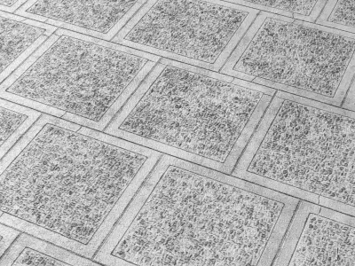 pavingexposed tiled floor with squares Texture