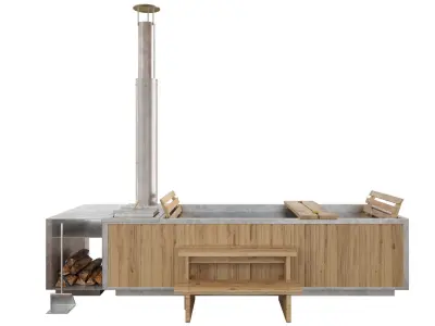 Goodland Wood Burning Tube 3D model