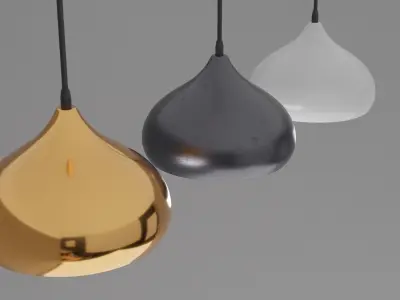 Pendant Light P702 3D model