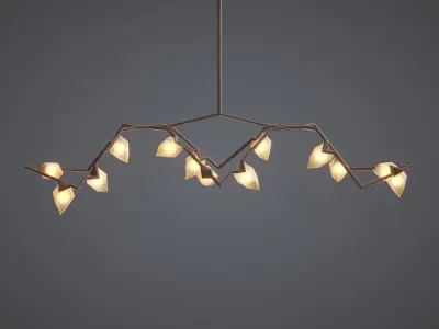 Bec Brittain Seed Chandelier 03 3D model