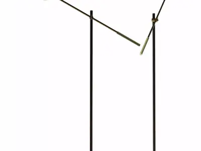 Stilnovo Floor Lamp Green 3D model