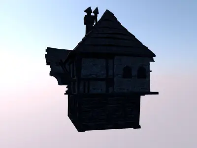 Fantasy House 3D model buy