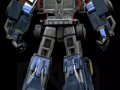 Transformers Cybertron Optimus Prime Galaxy Force Super Mode 3D model