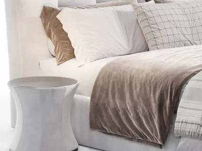 Warp bed by Lema 3D model