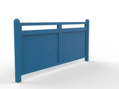 Old Metal Gate  3D model