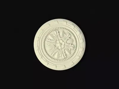 rosette dekor 3D model 23