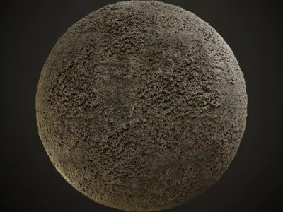 Mossy Concrete Seamless PBR Texture Texture