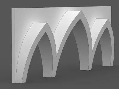 Modern Arch 3D model