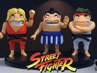 Street Fighter 3D print model