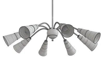 PONTI CHANDELIER Low-poly 3D model