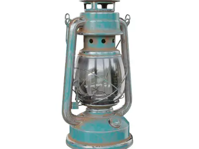 hurricane lantern 3D model