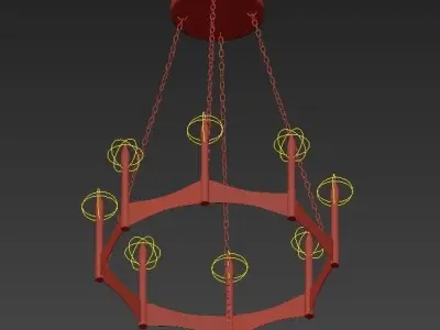 Mallorca Chandelier 3D model