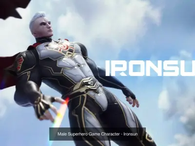 SUPERHERO GAME CHARACTERS - BUNDLE EDITION 3D Model Pack