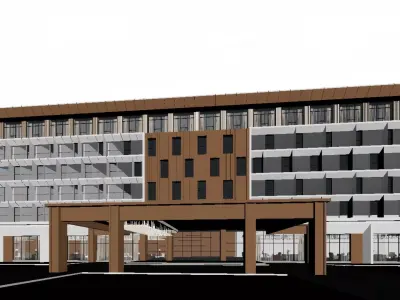 Modern architecture 3D model buy