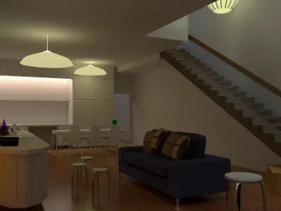 Living Room 3D model