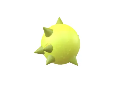 Bacteria v1 001 Low-poly 3D model