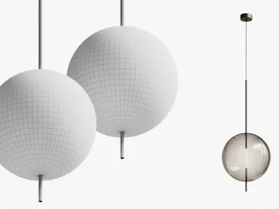 Kandinsky pendant lamp 3D model