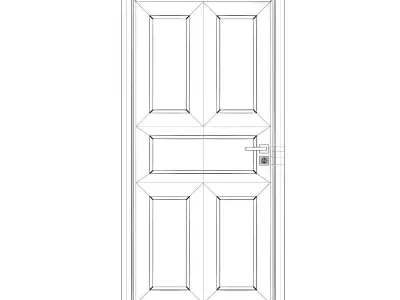 Interior Door 3D model