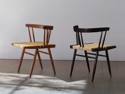 Grass Seated Chairs 3D model