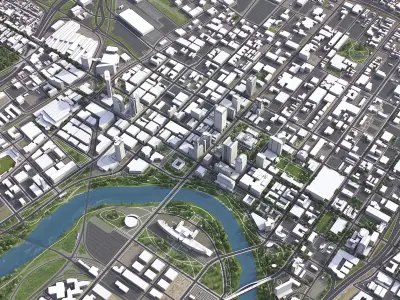 Columbus Low-poly 3D model