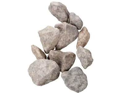 Rock stone collection 3D model