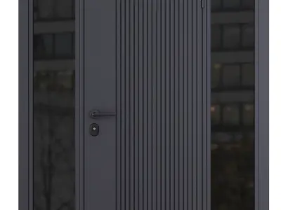 Entrance door set143 3D model