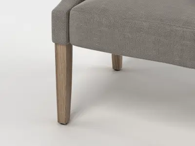 Generic Fabric Armchair 3D model