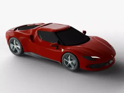 FERRARI 296 GTB 3D model