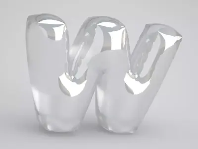 W Balloon Transparent 3D model