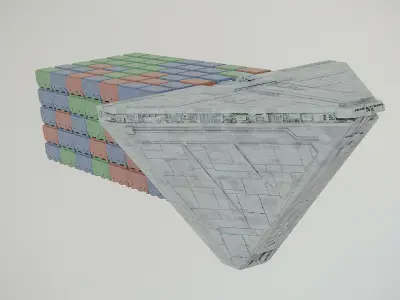 Imperial Class 4 Container Transport MOSE - Star Wars 3D model