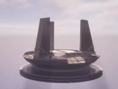 Damaged Star Labs CW The Flash 3D Model 3D model