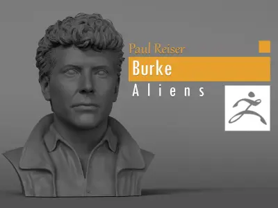 Paul Reiser - Burke - Aliens 3D print model