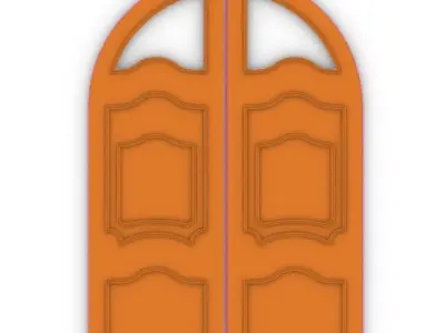 3 d door modling 3D model