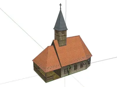 Architecture-Religion-God-Culture-Temple-049 church 3D model