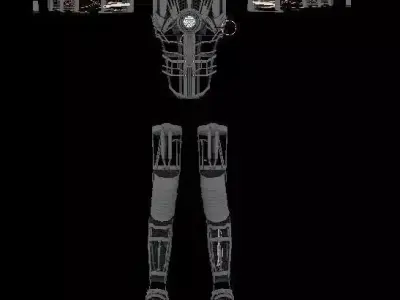 Iron Man Suit Mech 3D model