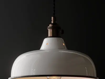 ABAT JOUR EMAILLE Pendant Lamp from Ducotedu Design 3D model