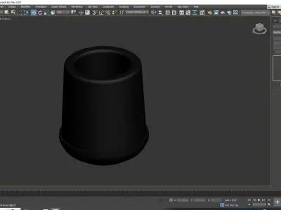 Rubber Chair Leg Stopper Low-poly 3D model