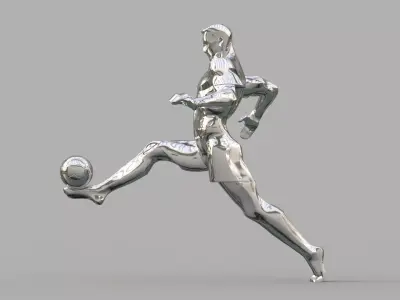 Soccer player  3D model